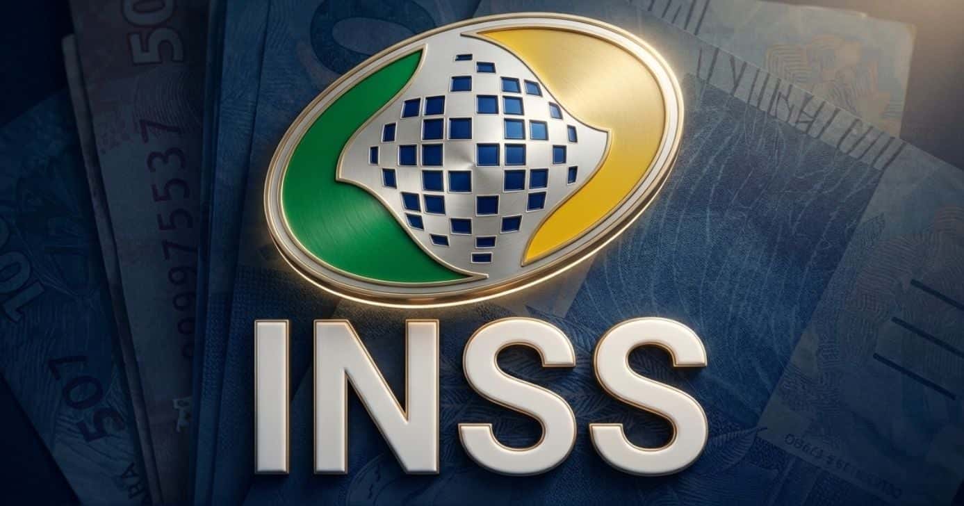 Ilustração logo do INSS (Foto: Montagem TV Foco / GMN)