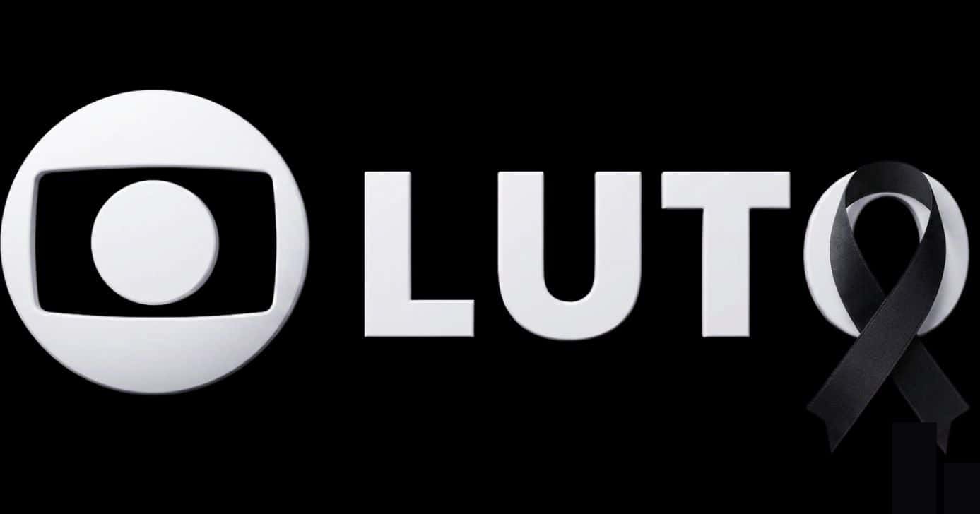 Ilustração luto Globo ator (Foto: Montagem TV Foco / GMN)