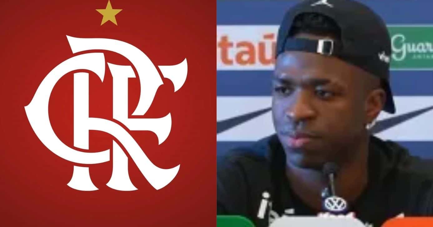 Logo Flamengo Vini Jr. - Foto YouTube