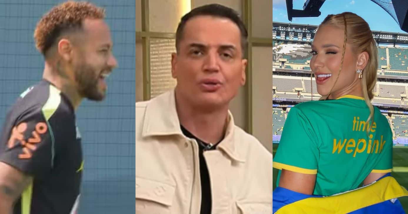 Neymar, Leo Dias e Virginia Fonseca (Fotos: Reproduções / Globo / Band / Instagram)