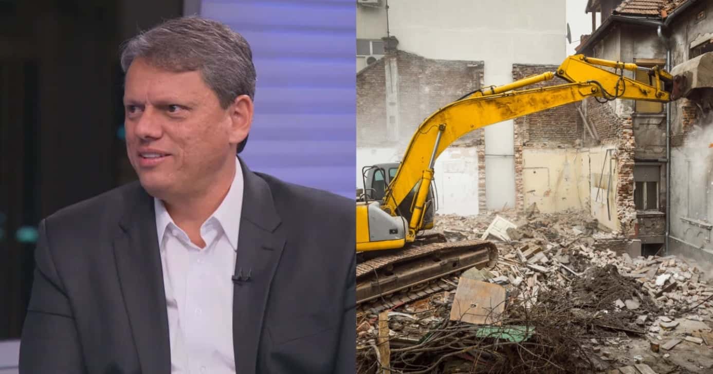 Shopping demolido na era Tarcísio (Foto: Globo)