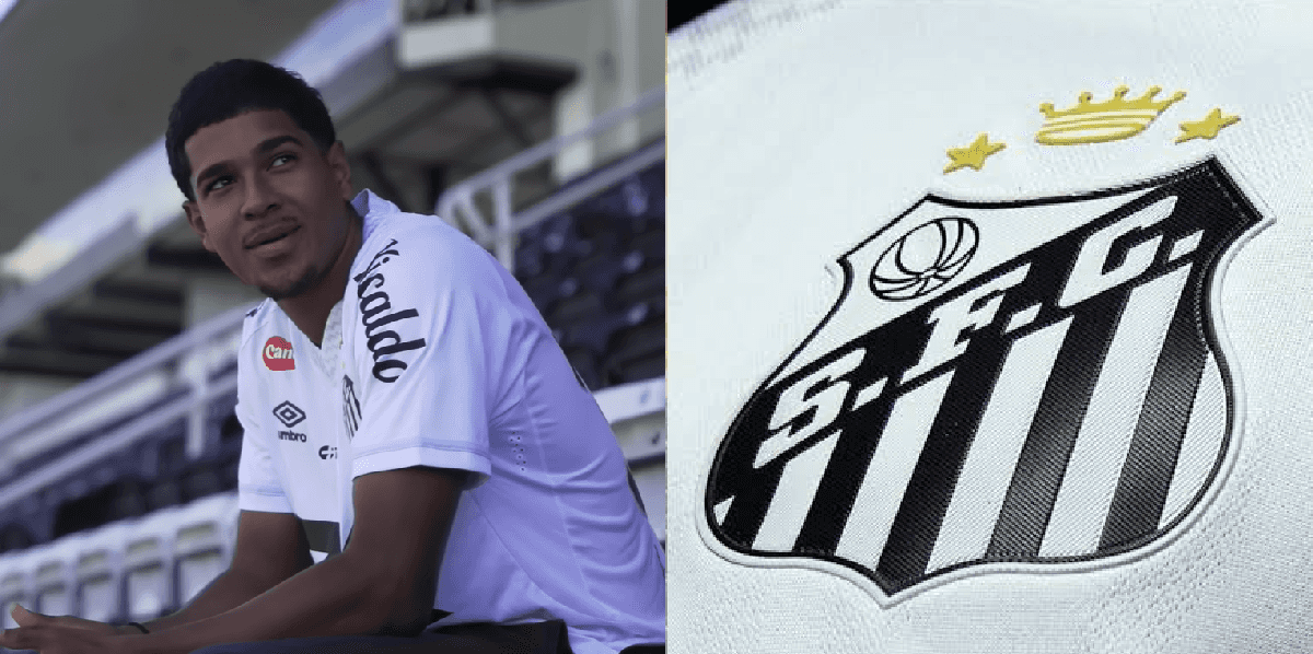 Ananias no Santos (Foto: Reprodução/ YouTube/ Santos TV)