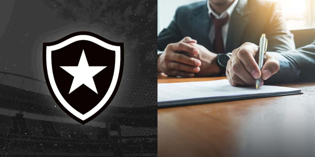 Botafogo assina contrato com lateral-direito (Reprodução: Montagem TV Foco)