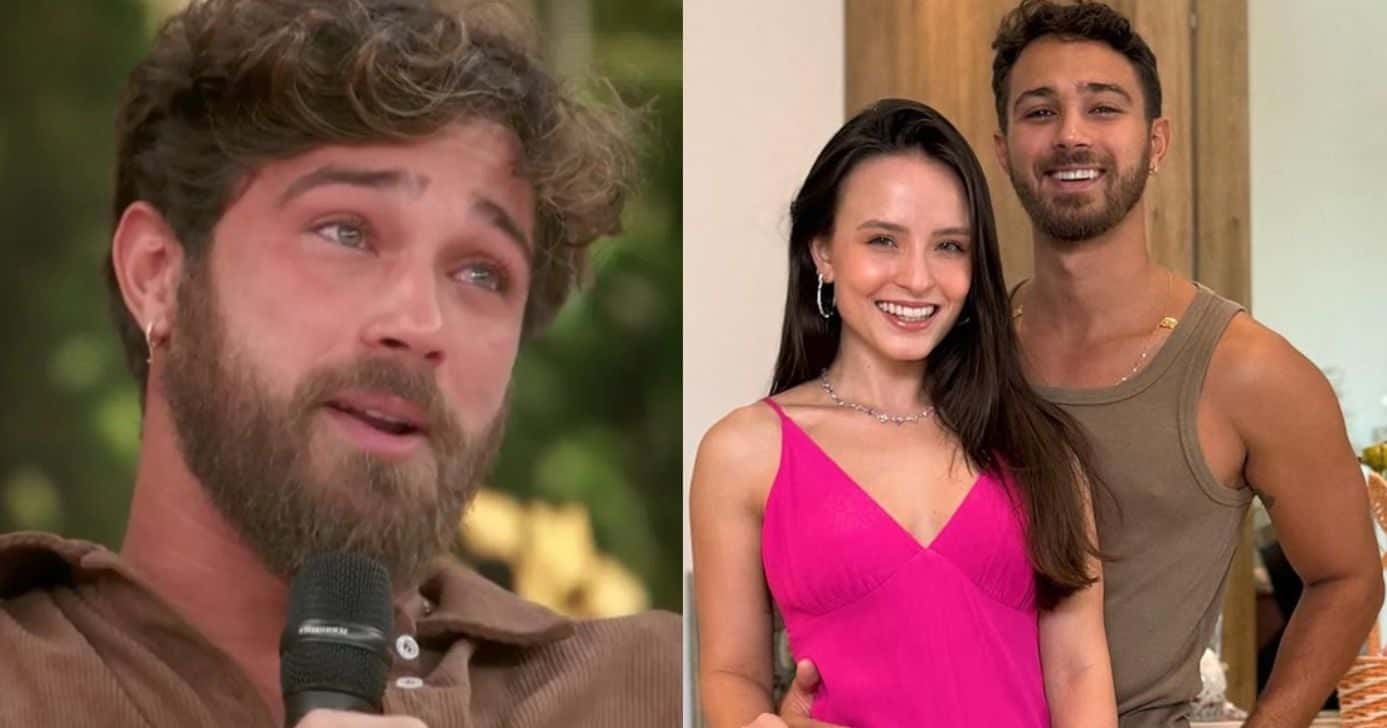 André Luiz Frambach e Larissa Manoela (Foto: Reprodução / Globo / Instagram)