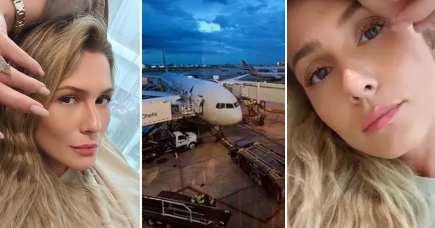 Lívia Andrade passa perrengue em avião (Foto: Reprodução / Instagram)