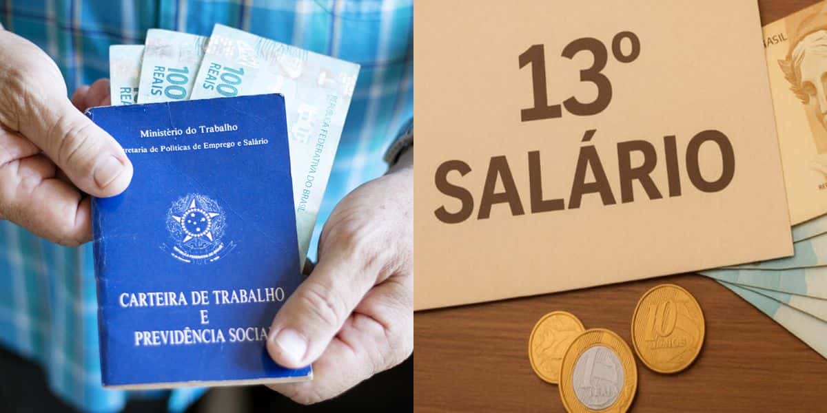 Lei trabalhista diz como CLT pode ter dois 13° salário (Reprodução: Montagem TV Foco)