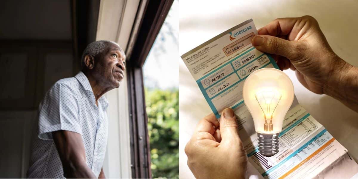 Idosos com desconto na conta de luz em apenas 3 passos (Reprodução: Montagem TV Foco)