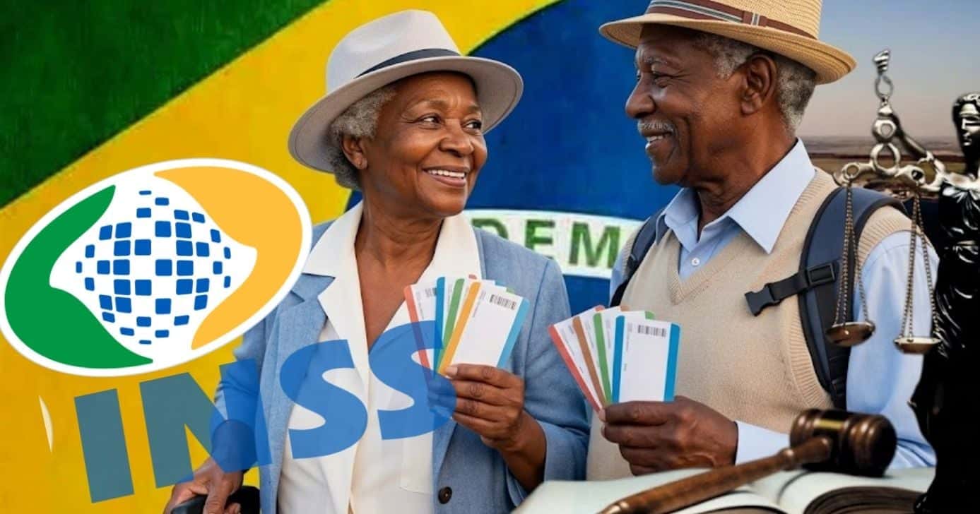 Veja como os idosos que recebem pelo INSS estão conseguindo viajar de graça (Foto Reprodução/Montagem/Lennita/TV Foco/Canva/GMN)