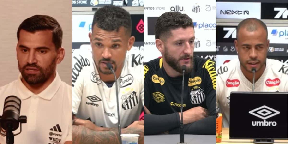 Jogadores do Santos estão de saída do clube (Reprodução: Youtube)