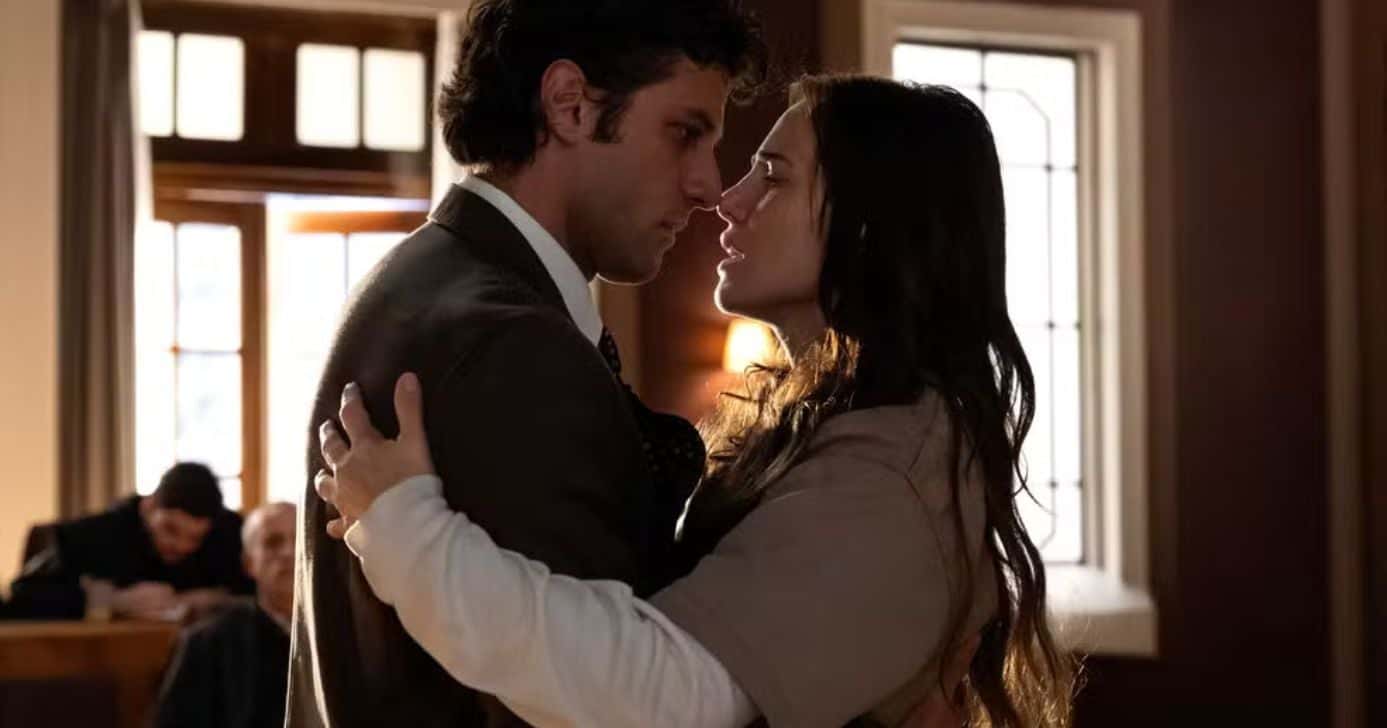 Pedro (Chay Suede) e Adriana (Letícia Colin) em Quem Ama Cuida (Foto: Reprodução/ Globo)