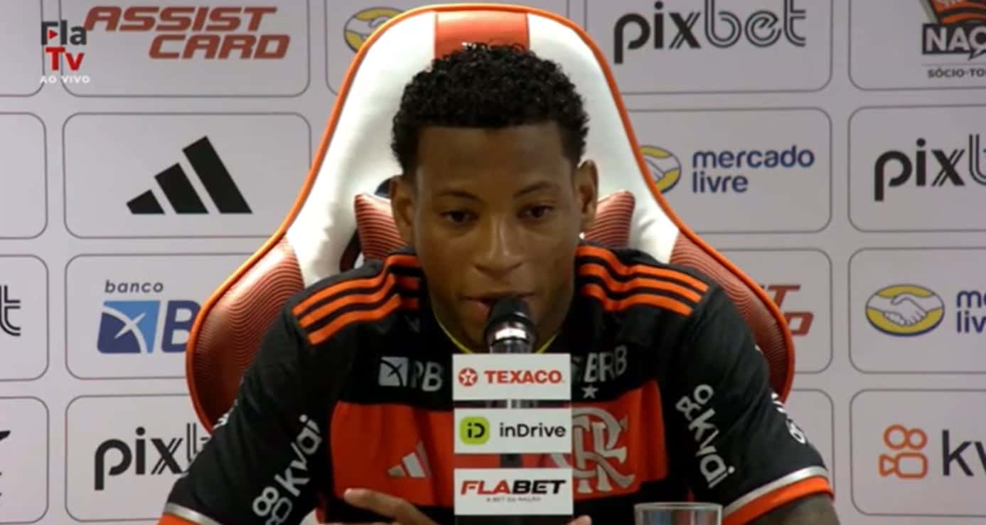 Gonzalo Plata se lesionou (Foto: Flamengo TV)