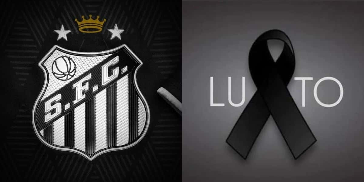 Santos lamenta morte de jogador (Reprodução: Montagem TV Foco)
