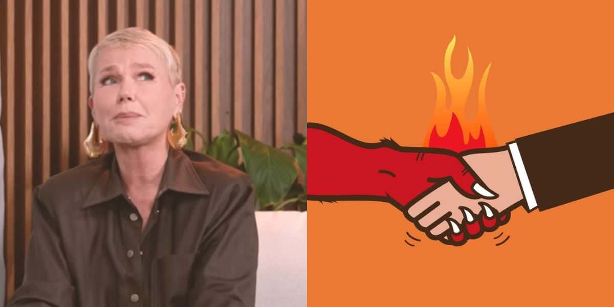 Xuxa desabafou ao ser questionada sobre pacto com diabo (Reprodução: Tatá Fersoza / Youtube)