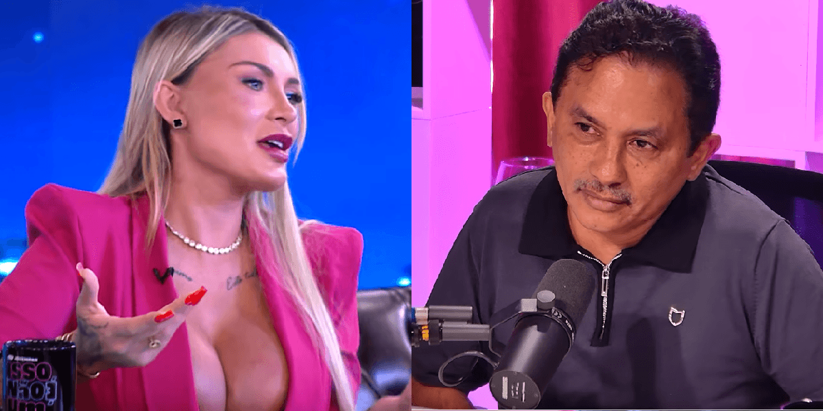 Andressa Urach e Manoel Gomes (Foto: Reprodução/ YouTube)