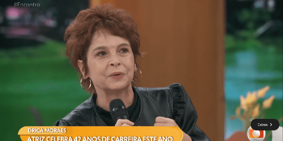 Drica Moraes no Encontro (Foto: Reprodução/ Globoplay)