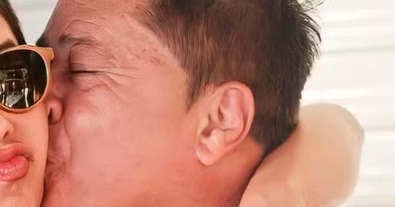Leonardo e sua filha (Foto: Reprodução)