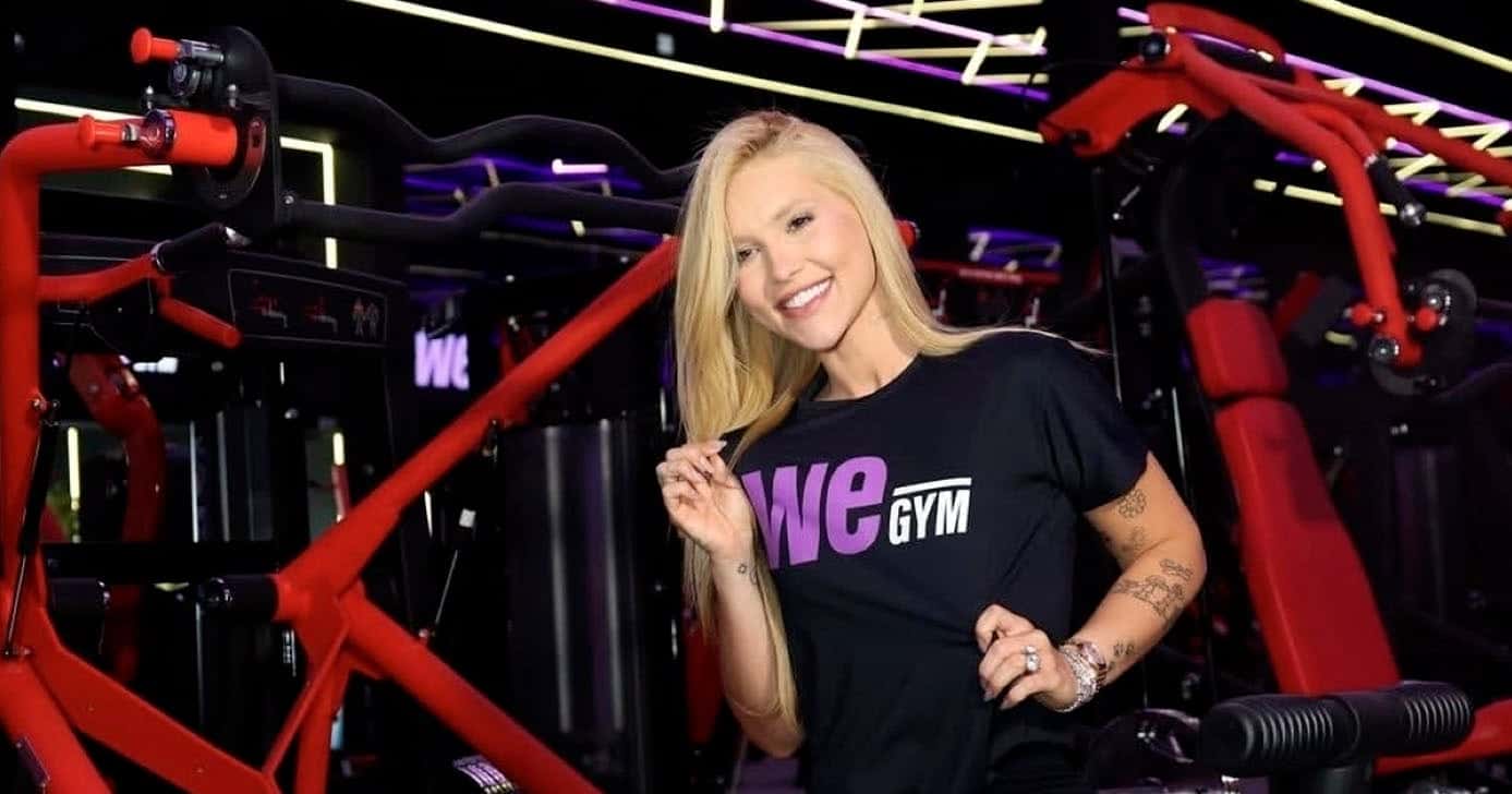 Virginia inaugurou a We Gym (Foto: Reprodução)