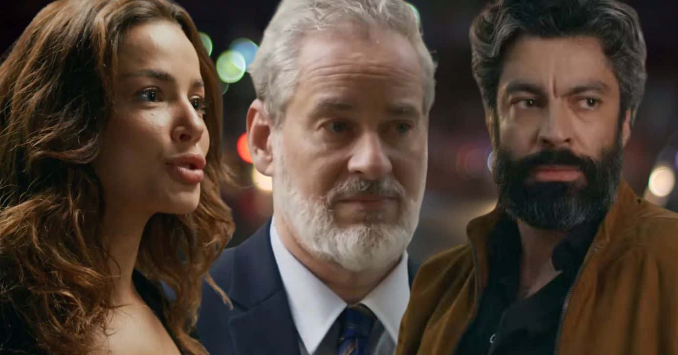Bruna, Ademir e Edson em Quem Ama Cuida (Fotos: Reprodução / Globo / Montagem TV Foco)