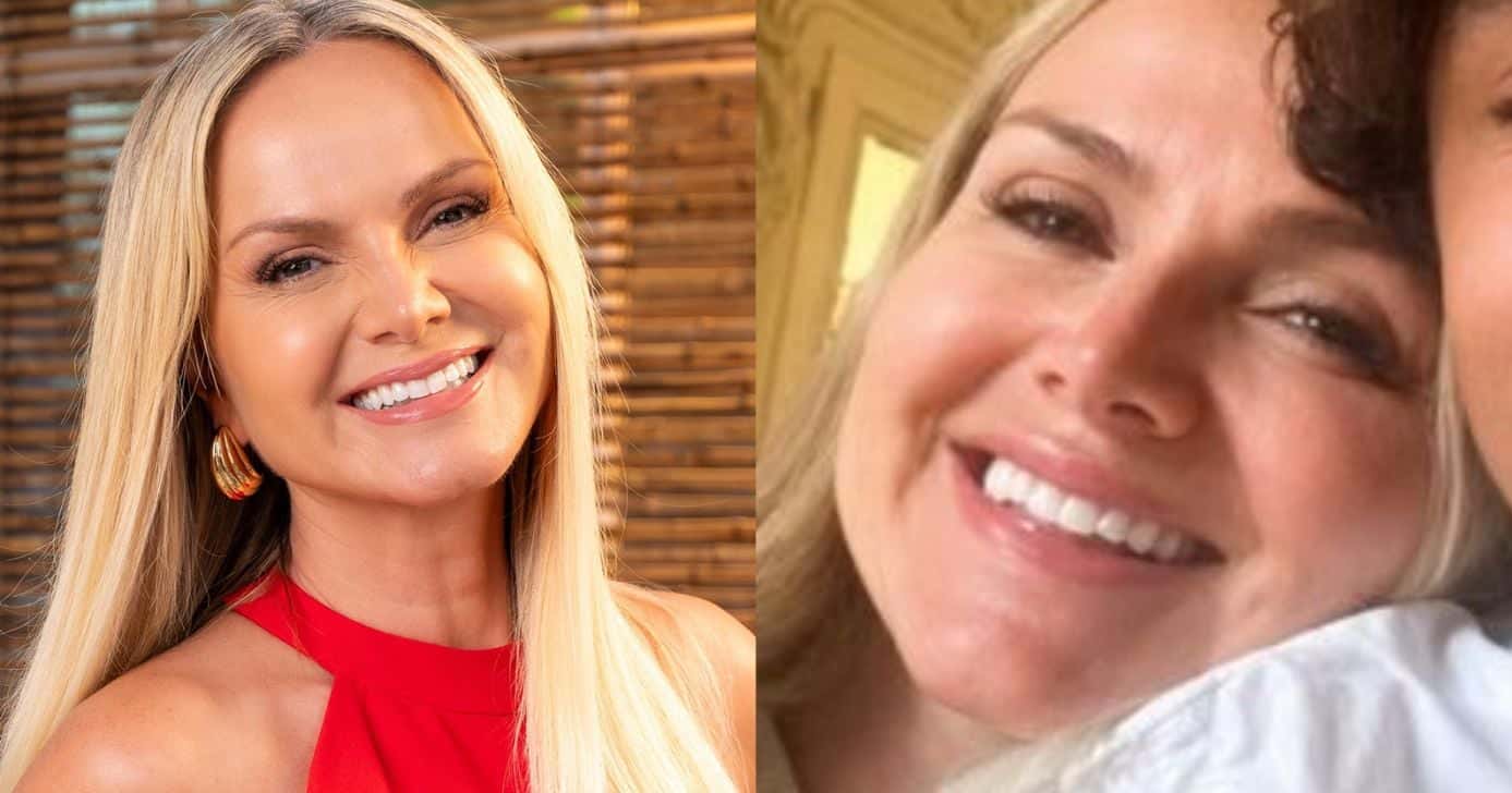 Eliana sozinha e em clique ao lado do filho (Fotos: Reprodução / Instagram)