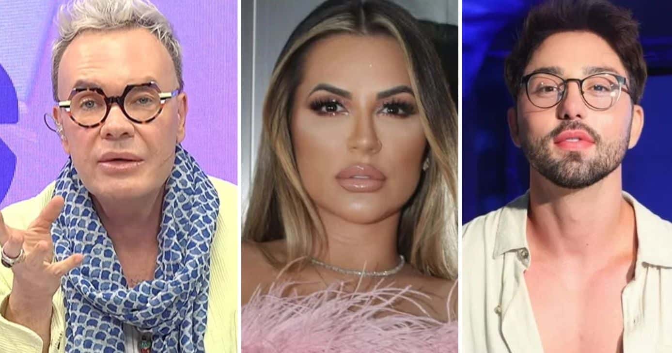 Felipeh Campos, Deolane Bezerra e Rico Melquíades (Foto: Reprodução / YouTube / Instagram)
