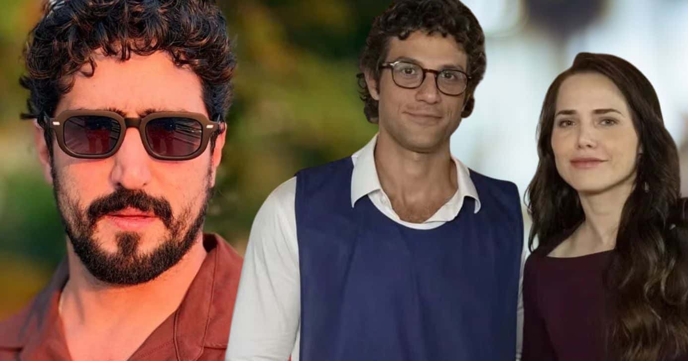 Heitor, Pedro e Adriana em Quem Ama Cuida (Foto: Reprodução / Globo / Montagem TV Foco)