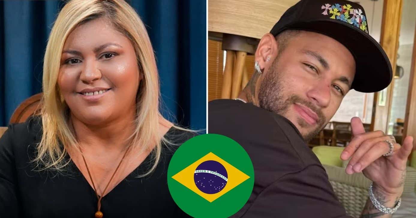 Lene Sensitiva e Neymar (Fotos: Reprodução / YouTube / Instagram / Canva)