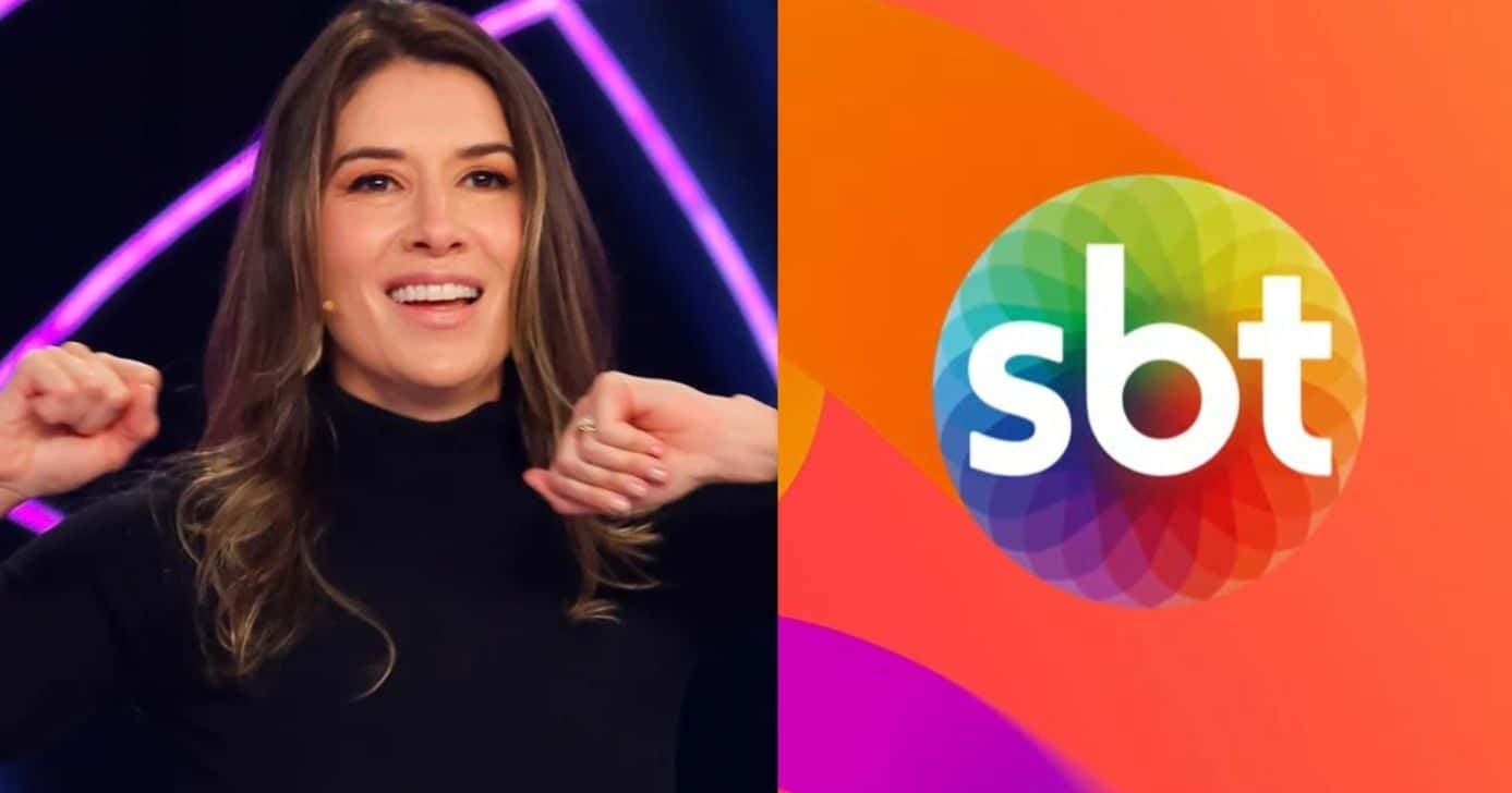 Rebeca Abravanel e logo do SBT (Fotos: Reprodução / SBT)