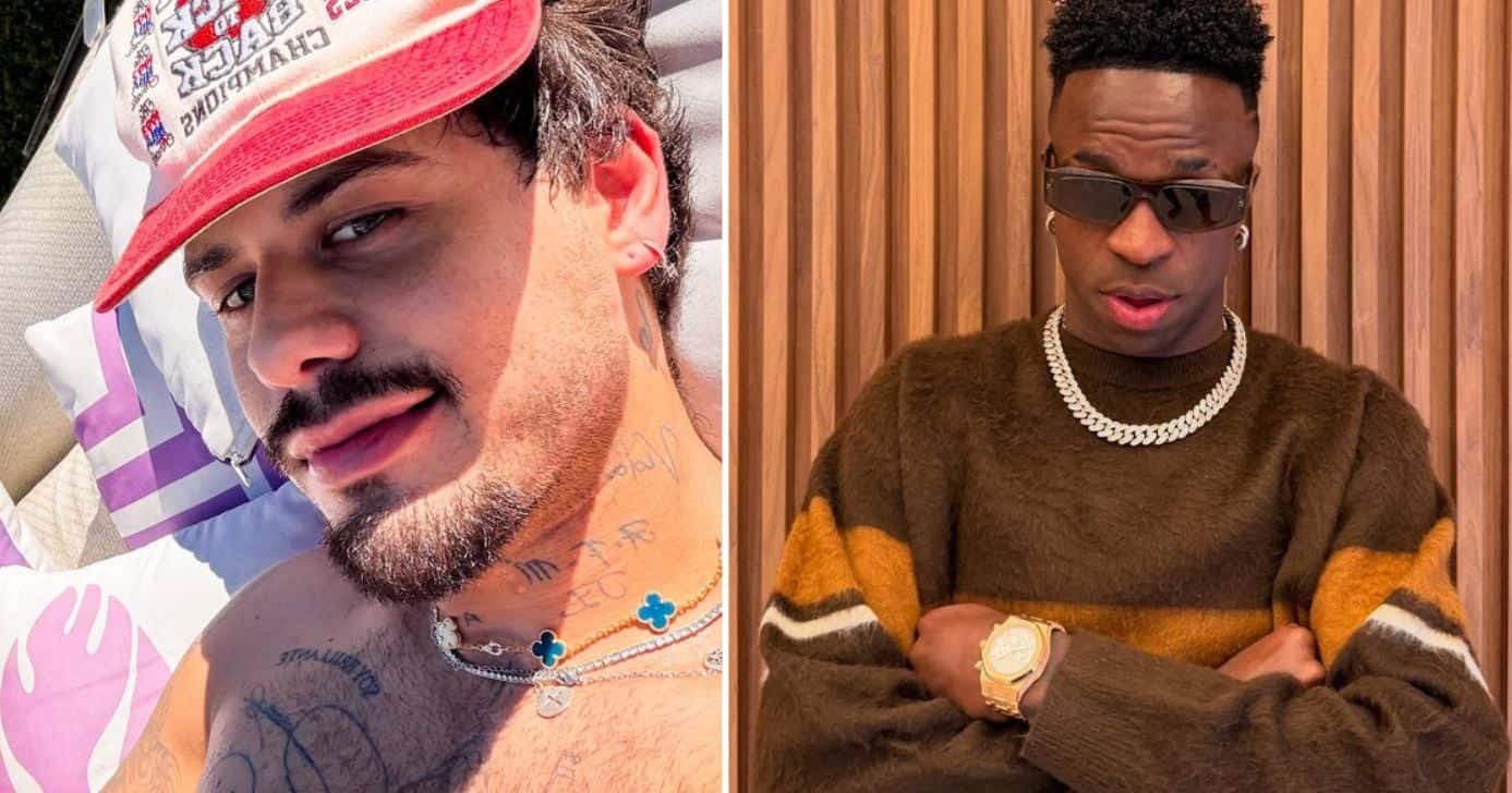 Zé Felipe e Vini Jr. (Fotos: Reprodução / Instagram)