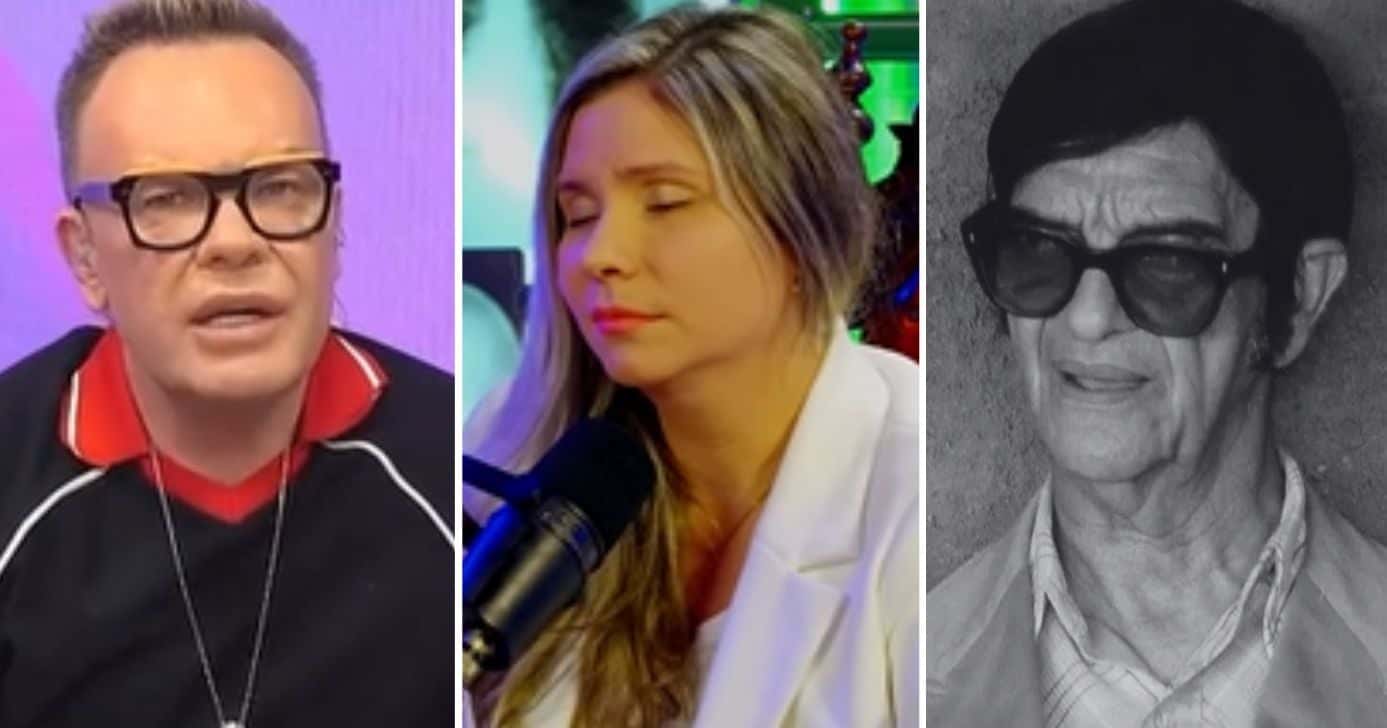 Felipeh Campos, médium Camila Bragé e Chico Xavier (Fotos: Reprodução / YouTube / Instagram)