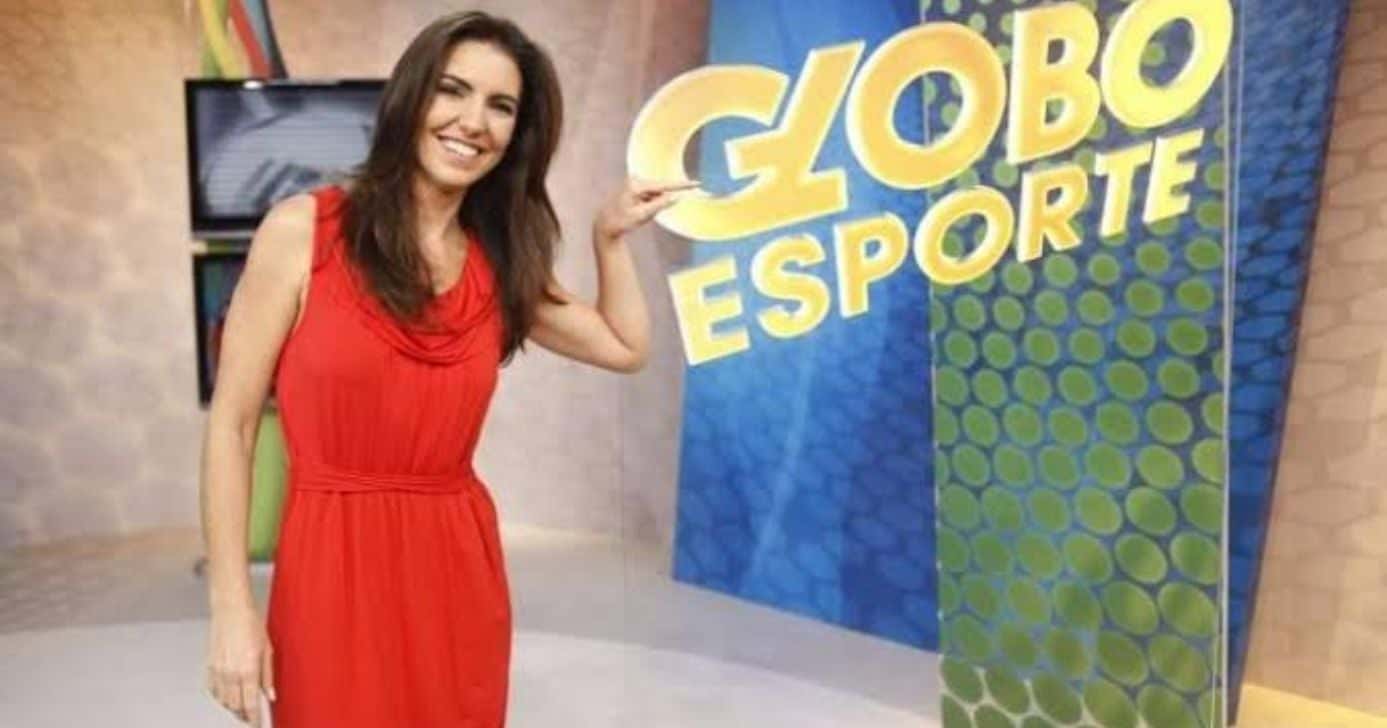 Glenda Kozlowski comandou o Globo Esporte (Foto: Reprodução/ Internet)