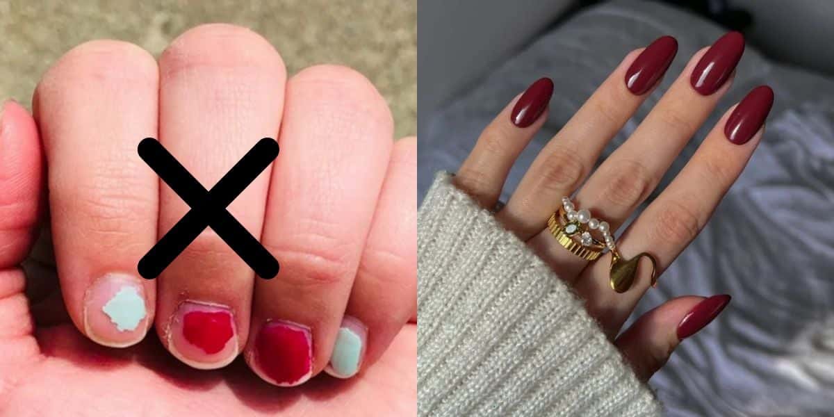 Técnica para o esmalte durar mais na unha (Reprodução: Montagem TV Foco)