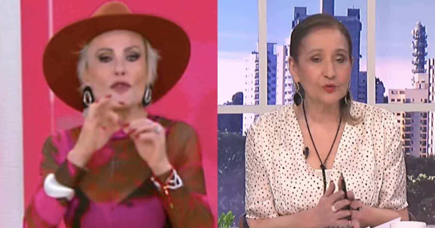 Ana Maria no Mais Você e Sonia Abrão no A Tarde É Sua (Fotos: Reproduções / Globo / RedeTV!)