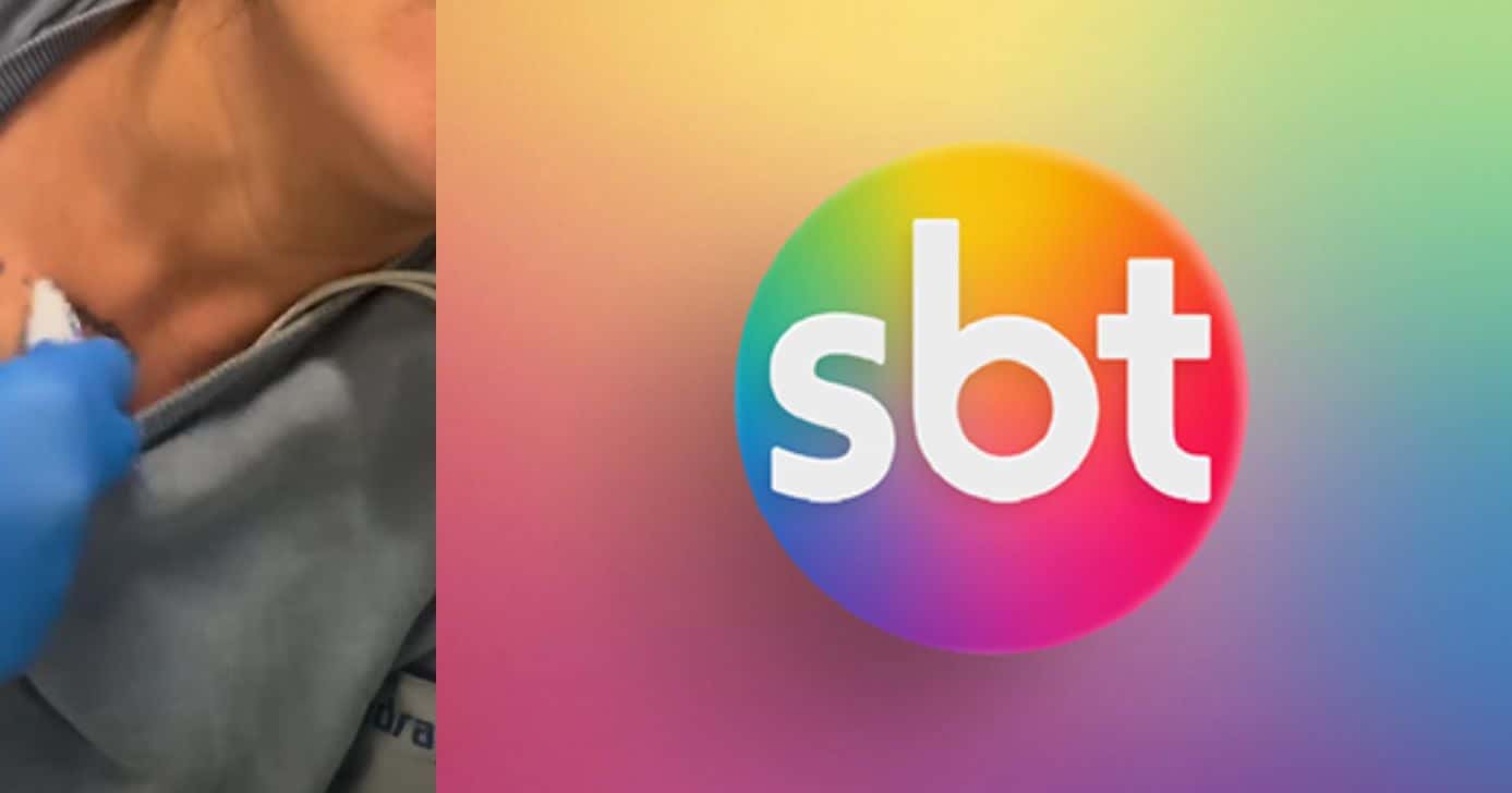 Apresentadora e logo do SBT (Fotos: Reproduções / Instagram / SBT)