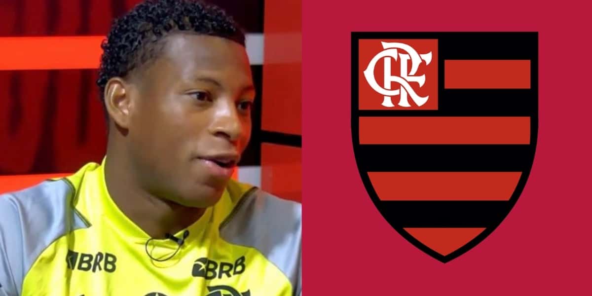 Gonzalo plata, atacante do Flamengo (Foto - Reprodução FLATV)
