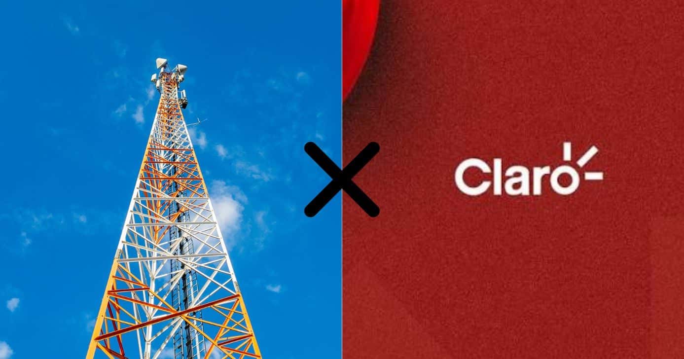 Ilustração operadora e logo da Claro (Fotos: Reproduções / Canva / Instagram)
