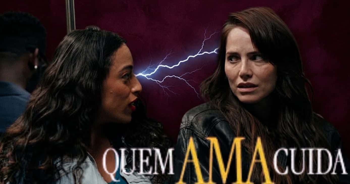 Lyris poderá trair Adriana em "Quem Ama Cuida" (Foto Reproduções/Montagem/TV Foco/Canva/Lennita/GMN/Globo)