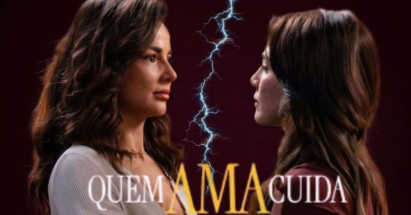 Adriana terá embate com Bruna em "Quem Ama Cuida" (Foto Reprodução/Montagem/Lennita/TV Foco/GMN/Canva/Globo)