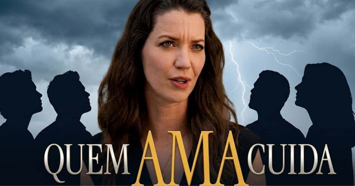 Francesca aparece para mais alguém em "Quem Ama Cuida" (Foto Reprodução/Montagem/Lennita/TV Foco/Globo)