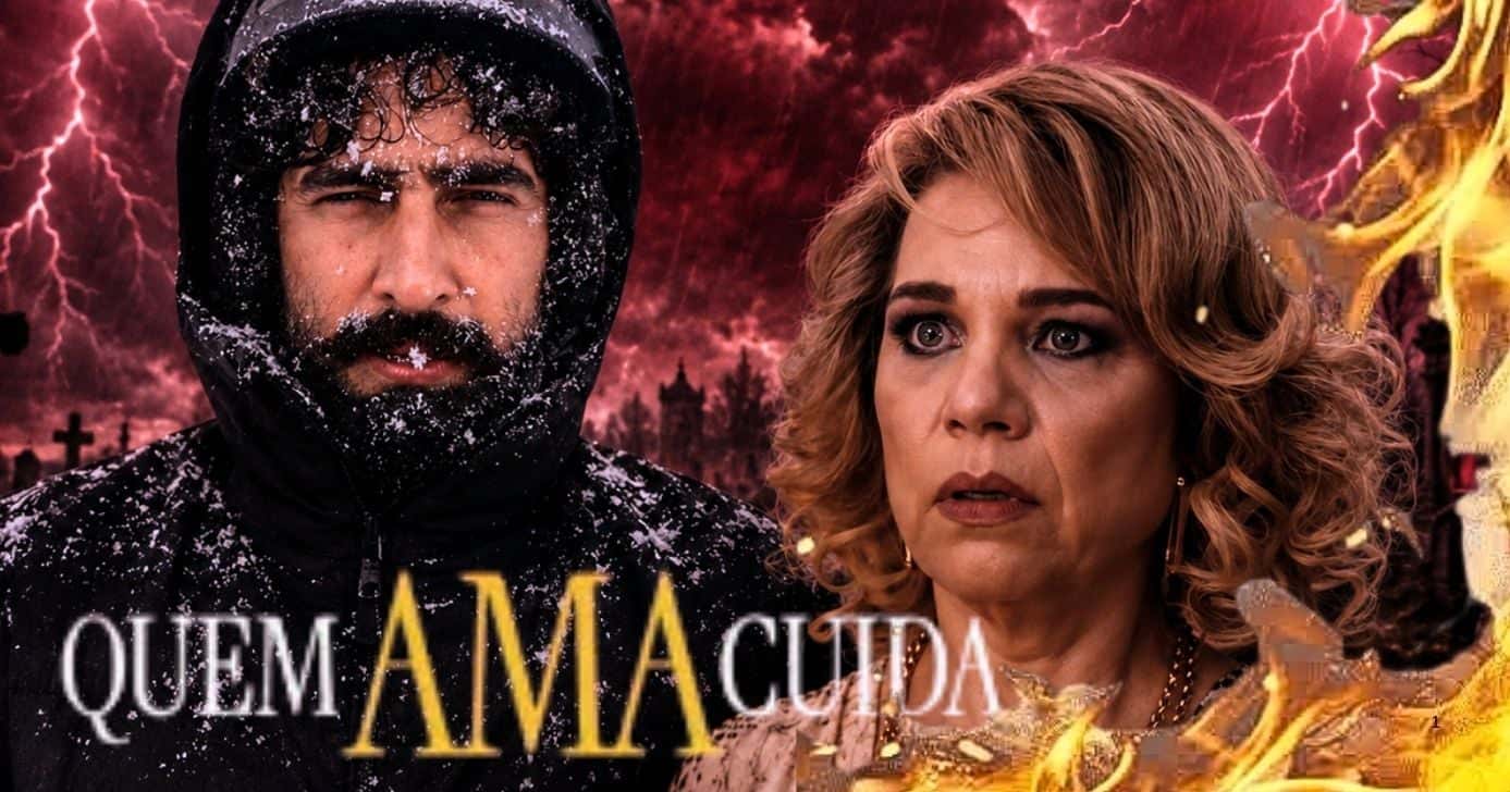 Heitor volta como o pior pesadelo de Pilar em "Quem Ama Cuida" (Foto Reprodução/Montagem/Lennita/Tv Foco/Canva/GMN/Globo)