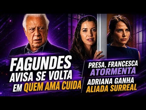 Fagundes avisa se volta em Quem Ama Cuida; presa, Francesca atormenta e Adriana ganha alia
