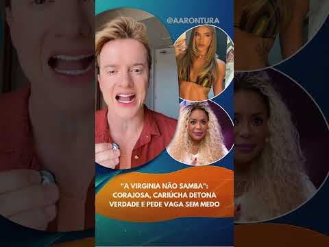 “A Virginia não samba”: Corajosa Cariúcha detona verdade #Cariucha #Virginia #famosos #fofoca