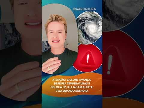 🚨CICLONE avança e derruba temperaturas! Veja quando melhora