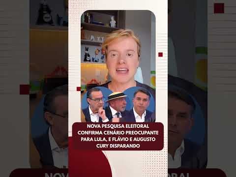 Nova pesquisa eleitoral confirma cenário preocupante para Lula, e Flávio e Augusto Cury di