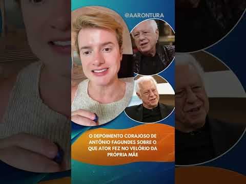 Fagundes diz o que fez no velório da mãe e viraliza! #Famosos