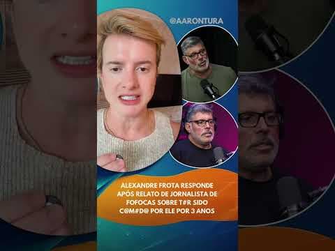 EITA: Frota responde sobre ter c0mid0 jornalista de fofocas!