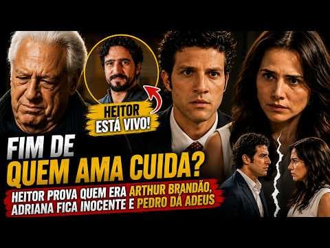 Fim de Quem Ama Cuida? Heitor prova quem era Arthur Brandão, Adriana fica inocente e Pedro