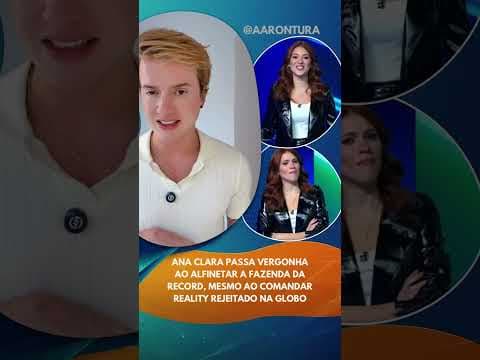 Ana Clara zomba da Fazenda e passa VEXAME! #Globo #Record
