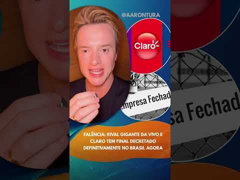FALÊNCIA! Fim de rival da Vivo e Tim #falencia #claro