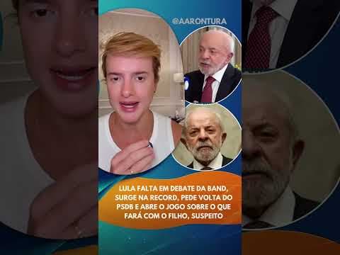 Lula opta pela Record e diz o que fará com o filho! #eleições2026