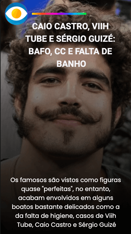 Famosos com fama de falta de higiene